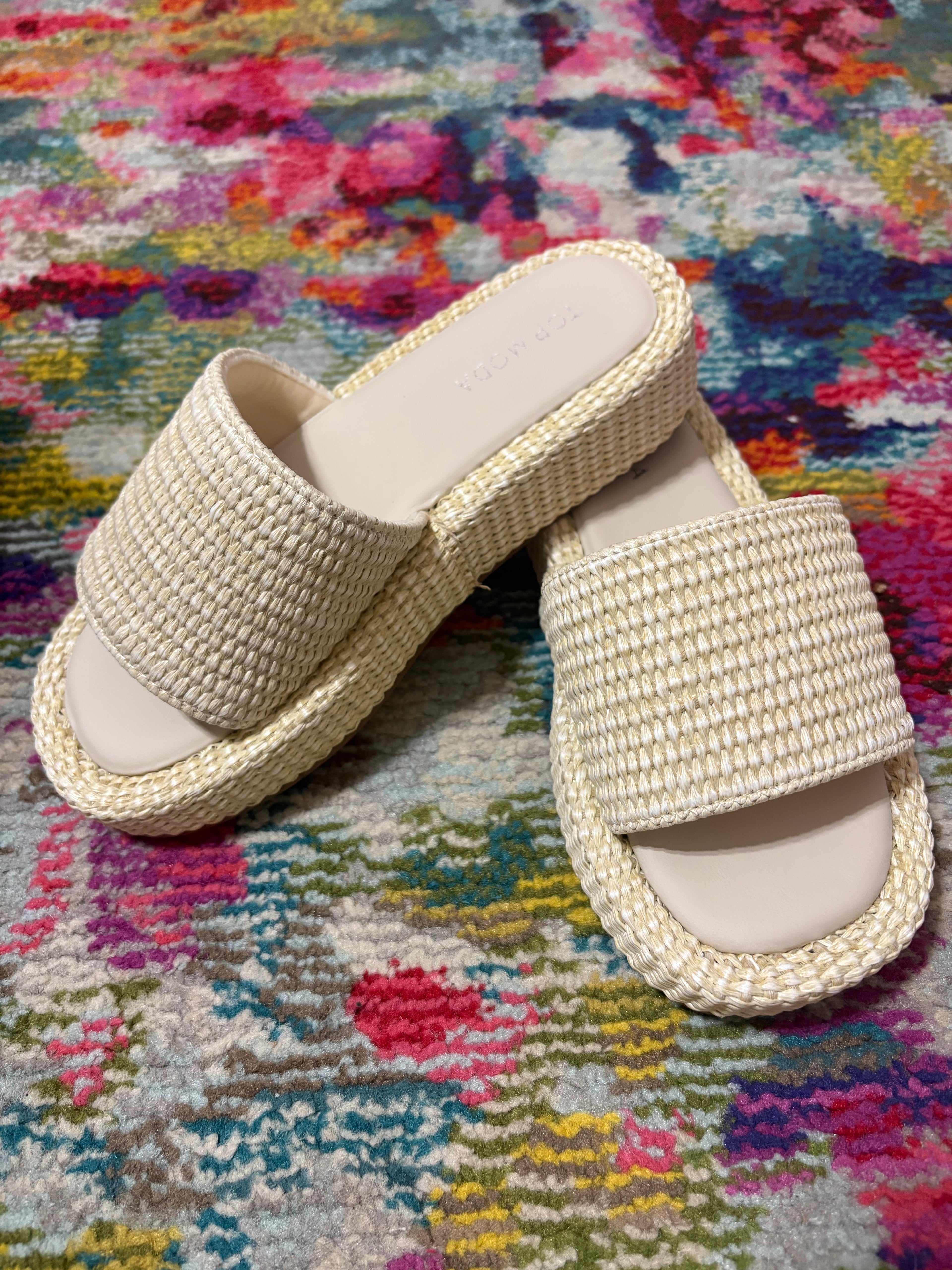 Raffia Slip On