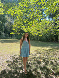 Drop Waist Denim Dress