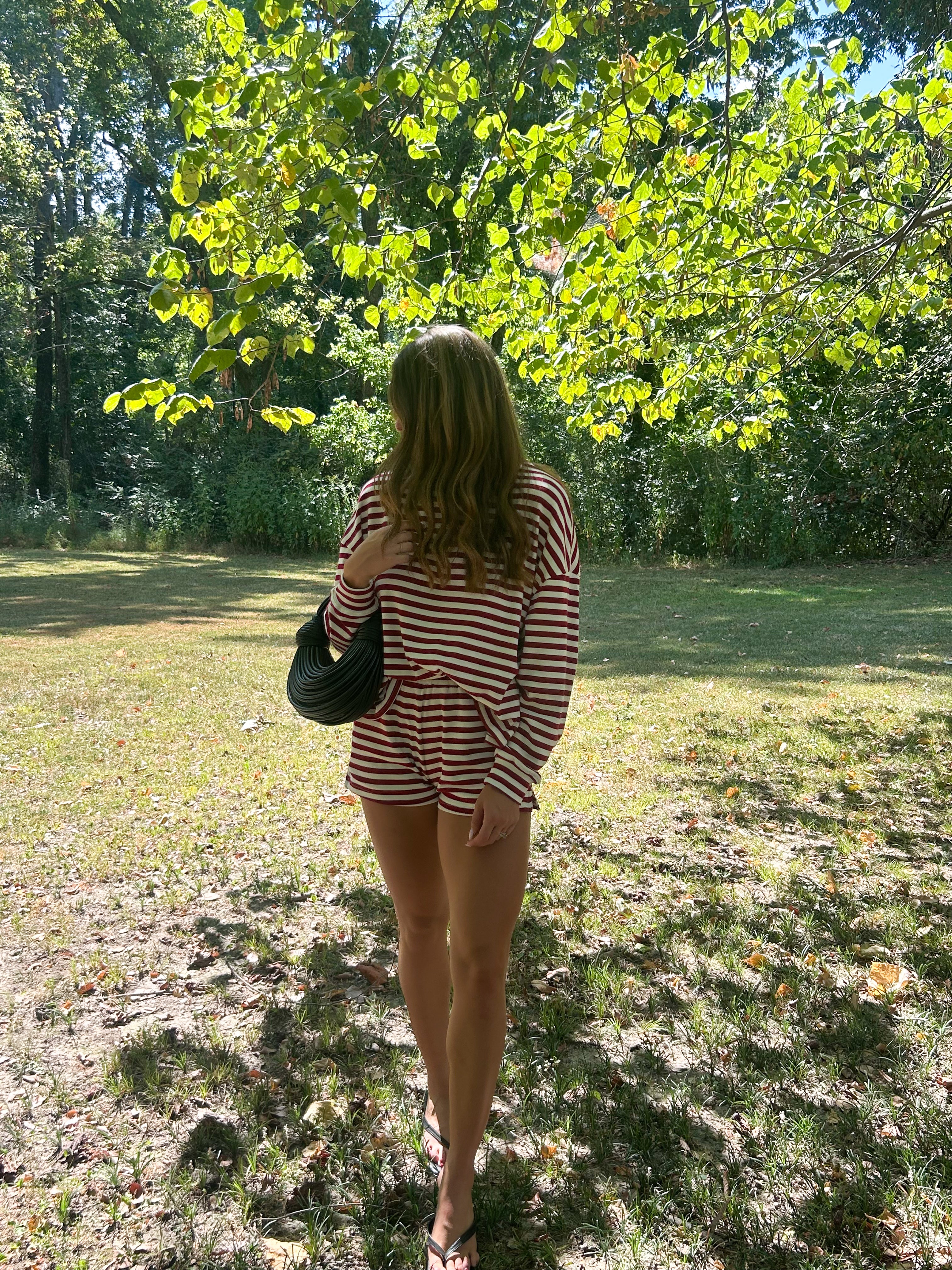 Striped Crimson Set